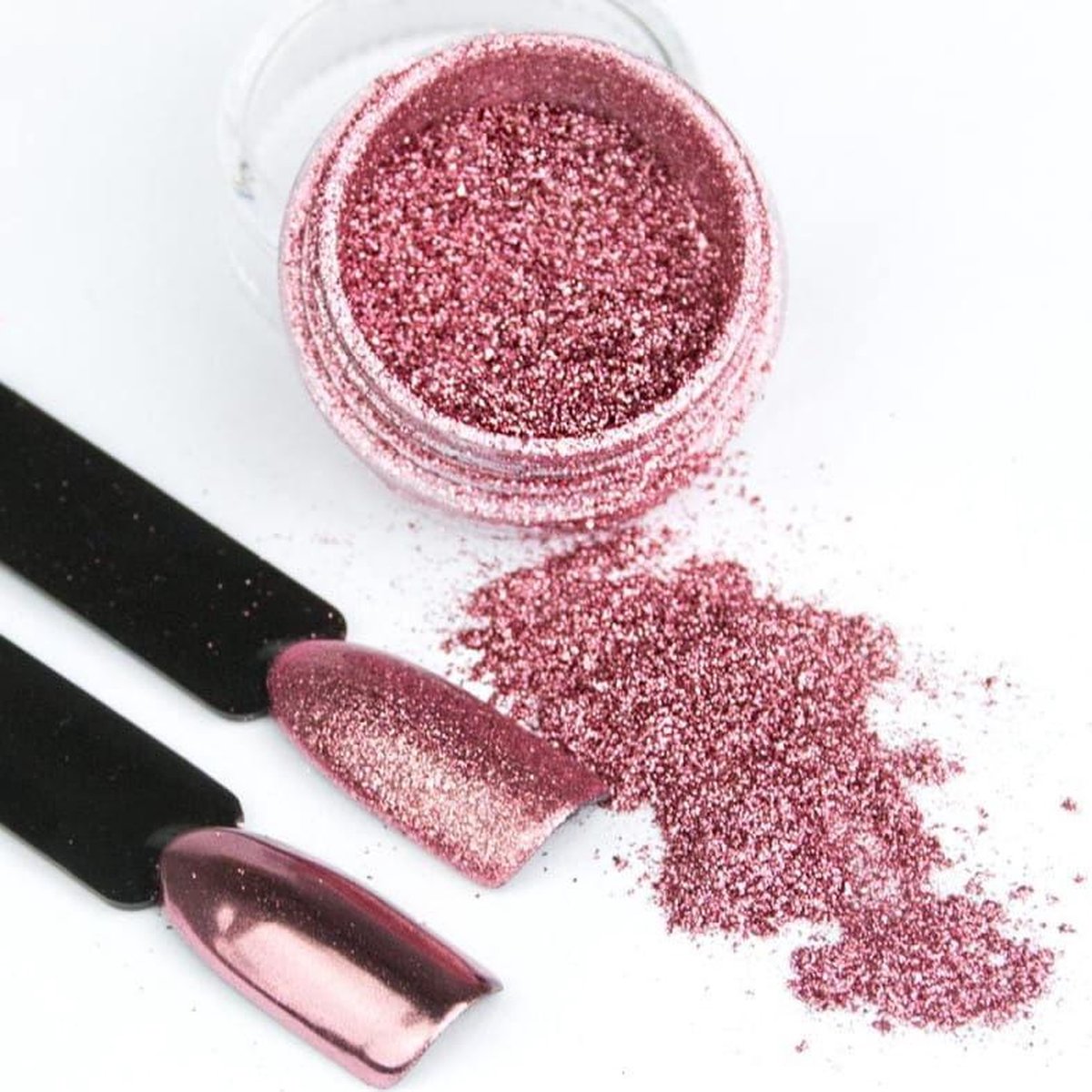 Claresa Glass Nail Dust Powder #1 Pink