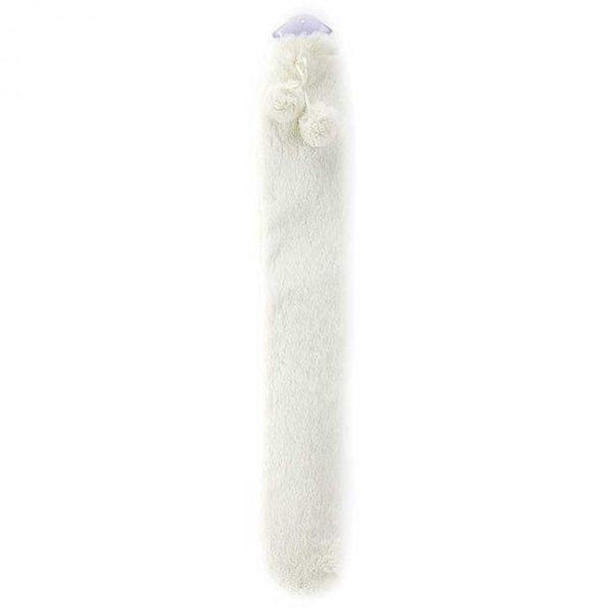 Warmies Extra Lange Warmwaterkruik - Zachte creme kleurige pels