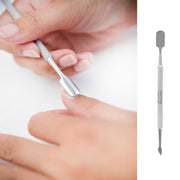 Beautytools Bokkepoot/Nagelriem Duwer (Brede kant / platte snijvlak) (14 cm) - (NP-0287)