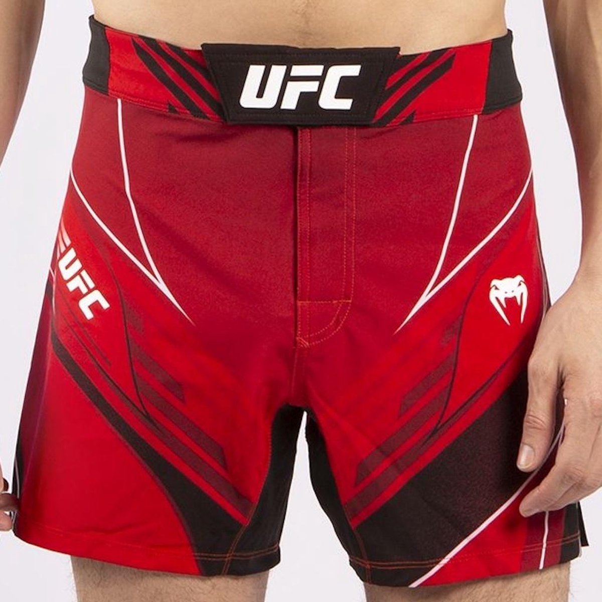 UFC x Venum Pro Line Heren Fight Shorts Rood Kies hier uw maat Venum Fight Shorts: M - Jeansmaat 33