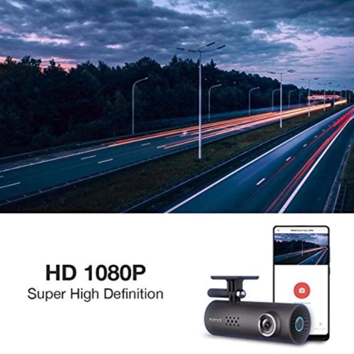 Mijia 70 Minutes (70mai) Smart WiFi Auto Camera Zwart / 16GB