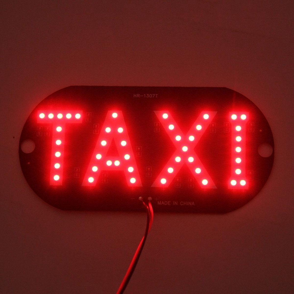 3W Taxi-lamp met rood licht en 45 LED-lampjes