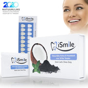 iSmile®  Whitening Strips - Tandenbleken - Zonder Peroxide -  Charcoal Teeth Whitening - Natuurlijk Witte Tanden