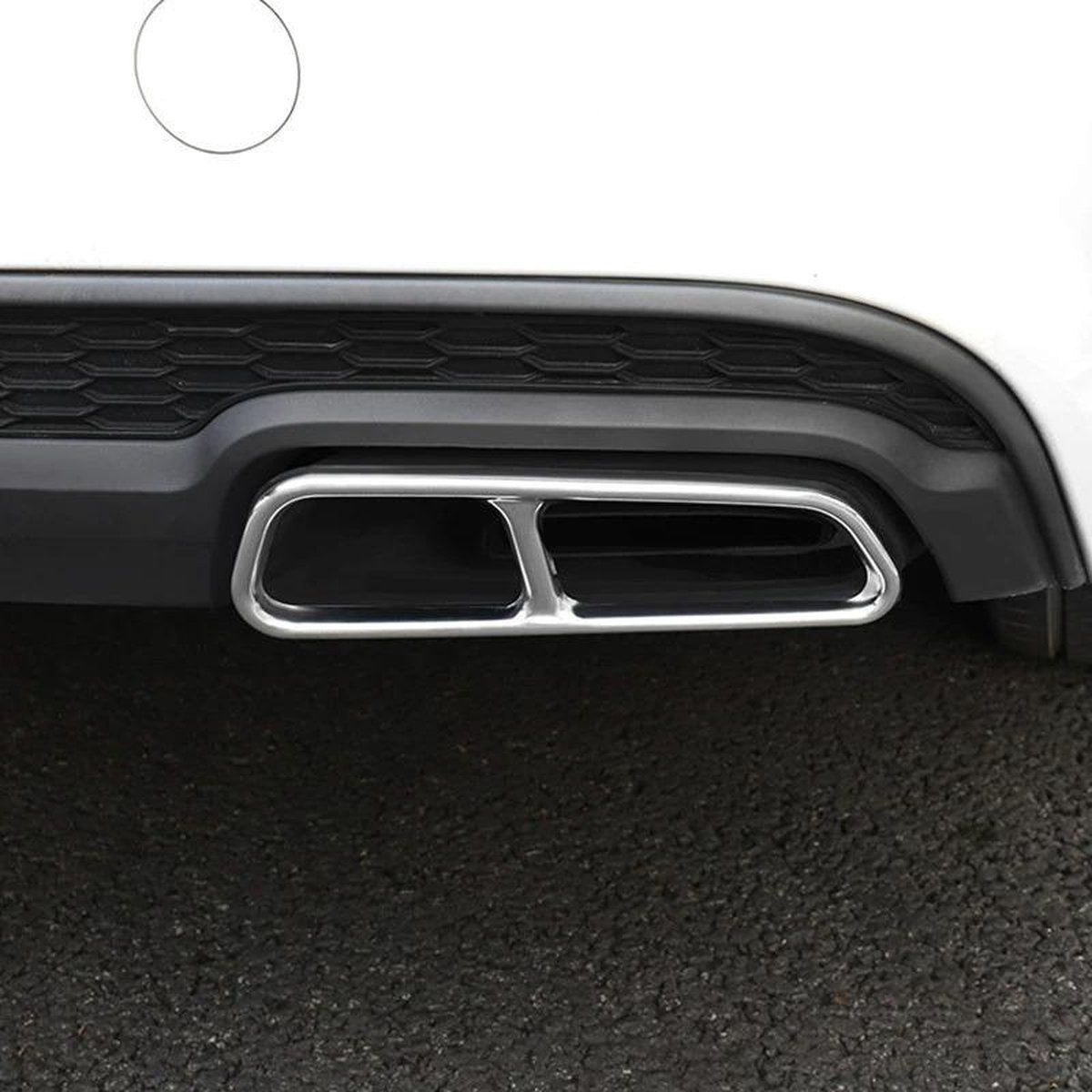 Geschikt voor Audi A6 C7 Chrome uitlaat trim tip decoratie lijsten Styling Sierstuk Avant S6 Rs6