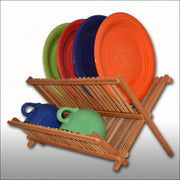 relaxdays afwasrek bamboe - Droogrek afwas 2 etages - Afdruiprek Hout servies