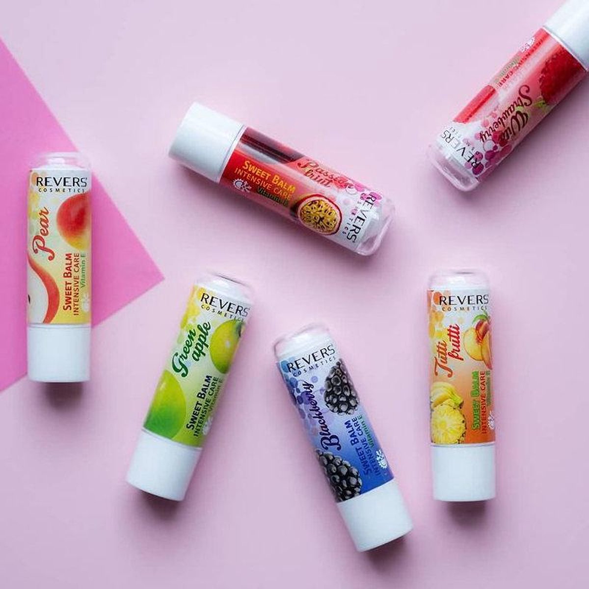 REVERS® Sweet Lip Balm Intensive Care "Vitamin E" Green Apple 4