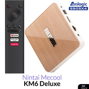 Nintai® KM6 Classic - Android TV box - Officiële Android 10.0 - 4K HDR - Ingebouwde Chromecast - 2GB RAM 16GB ROM - Disney+ - Amazon Prime