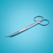 BeautyTools INOX Professioneel Verbandschaar met Spitse Punt - Gebogen Snijvlak - 14 cm (MS-0904)