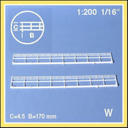 Schulcz Maquettebouw Balustrades 1:200 2st wit