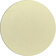 MixMamas Rond Tafelzeil - Ø 140 cm - Oogjes - Grijs/Geel
