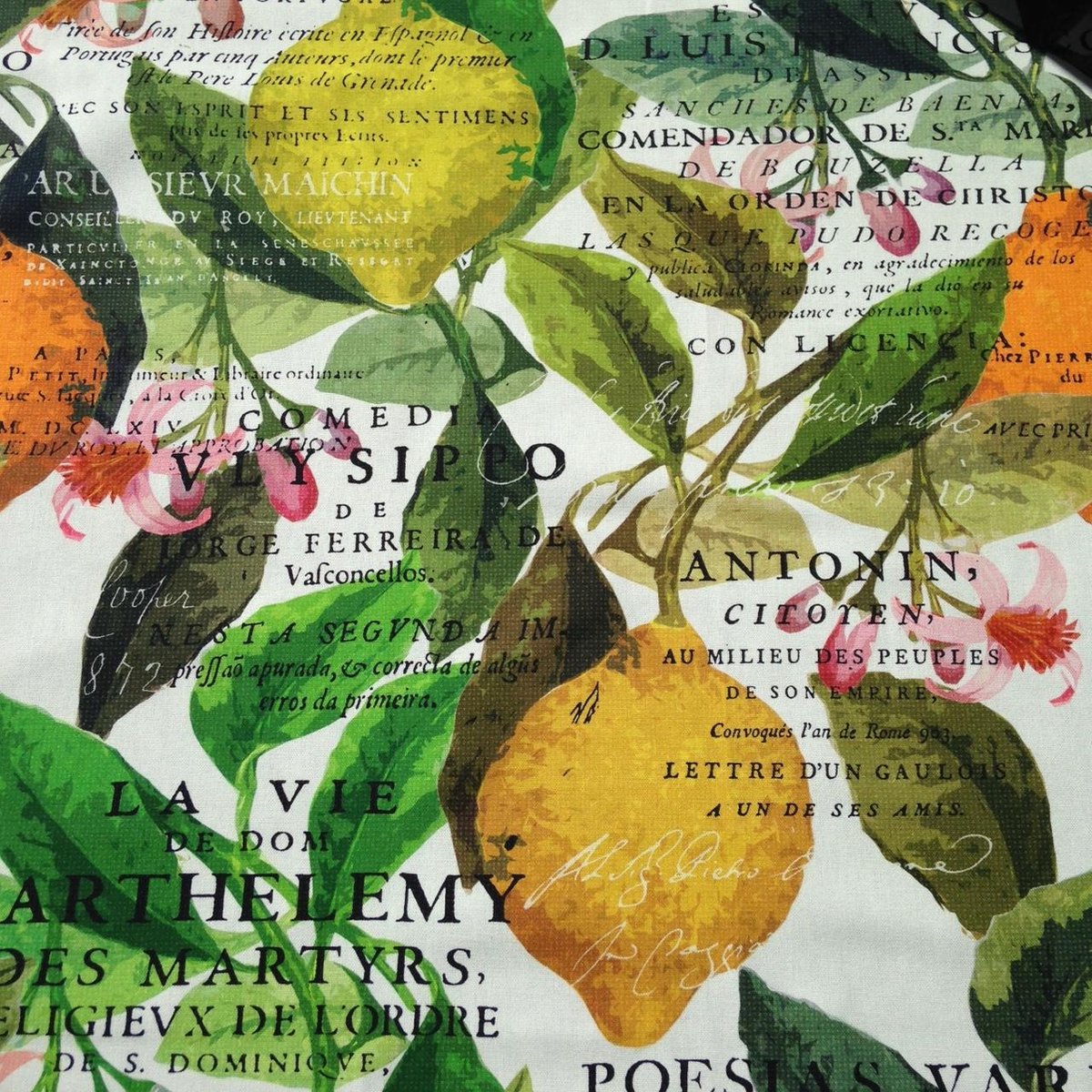 Tafelkleed 100 x 100 Citrus garden  - 100% katoen