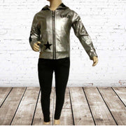 Meisjes set star zilver - 110/116