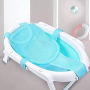 Verstelbare antislip baby bad kussen (Blauw) - Baby bad kussen - Antislip kussen - Geschikt voor ieder baby badje! - Zeer zacht materiaal.
