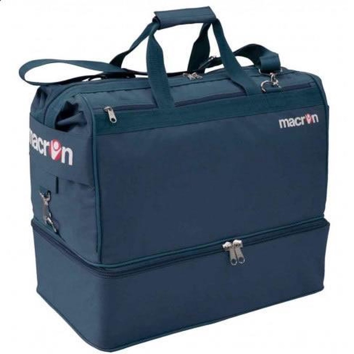 Macron sporttas kleur navy maat L