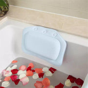 Badkussen - Extra Comfort- Zuignappen - Anti-Slip  - Baby Blauw - Luxe Home Spa Badkussen - Badkussen Voor In Bad - Extra Comfort