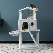 TBG Huisdier Krabpaal Toren Condo Huis Krabpaal Speelgoed voor Kat Kitten Kat Springen Speelgoed met Ladder Spelen Boom AMT0083GY