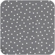 MixMamas Tafelzeil Stipjes - 140 x 300 cm - Grijs/Wit