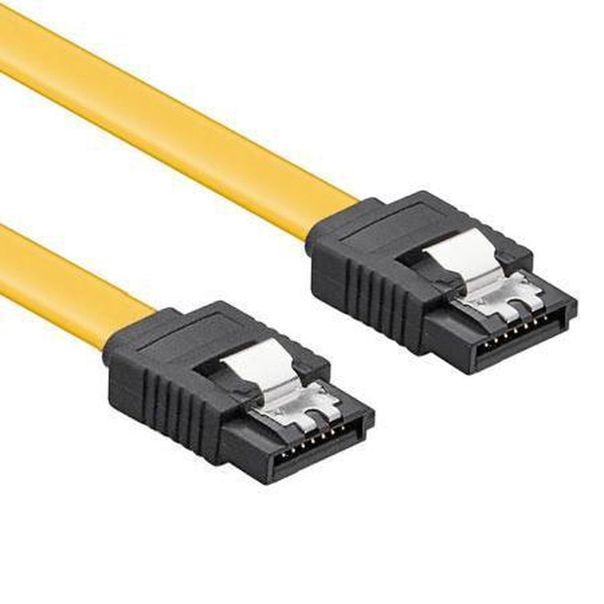 Serial ATA SATA 3 RAID Data HDD Hard Drive Disk Signaalkabels Geel Straight High Speed SATA Datakabel
