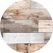 Wicotex Rond Tafelzeil - 160cm - Hout Bruin