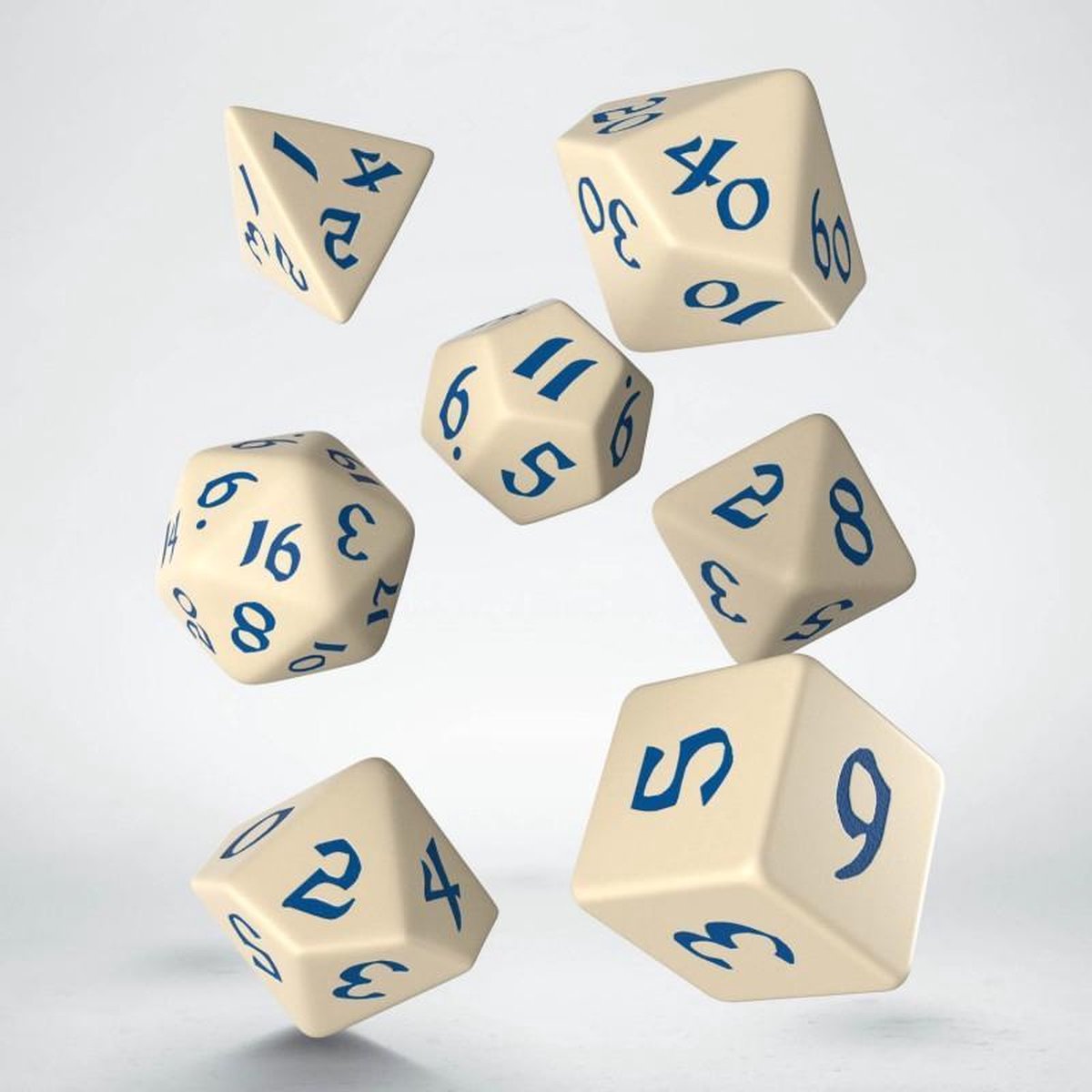 Classic Runic - Ivory w/blue