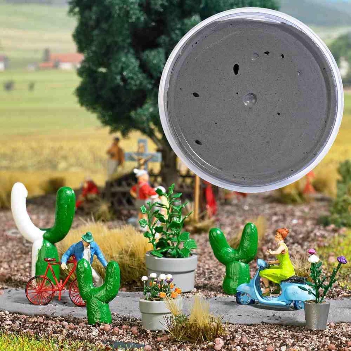 Busch - Modellbau Knete Grau (Bu7556)