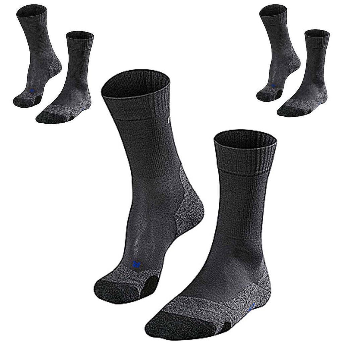 Falke Bundelkorting TK2 Cool Asphalt Wandelsokken Dames