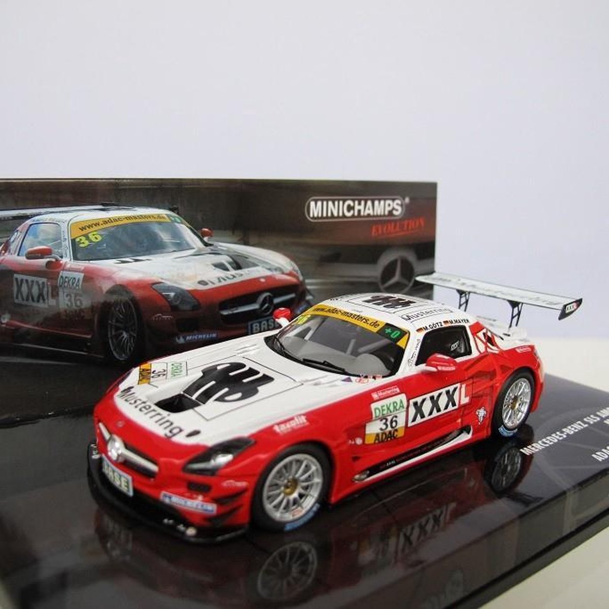 Minichamps 1:43 Mercedes-Benz SLS AMG GT3 MS Racing n°36