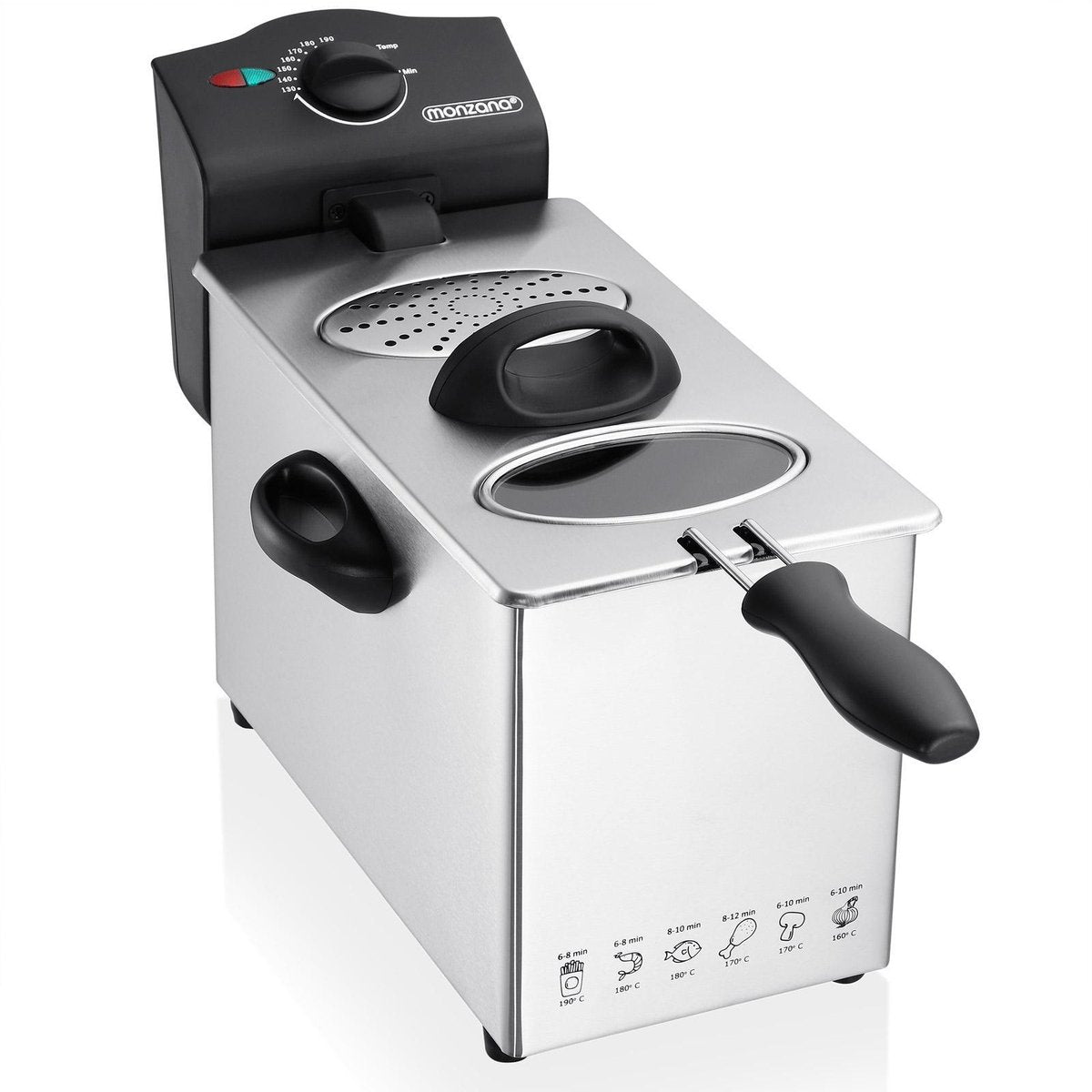 Deuba Elektrische friteuse 4L - 2000 Watt