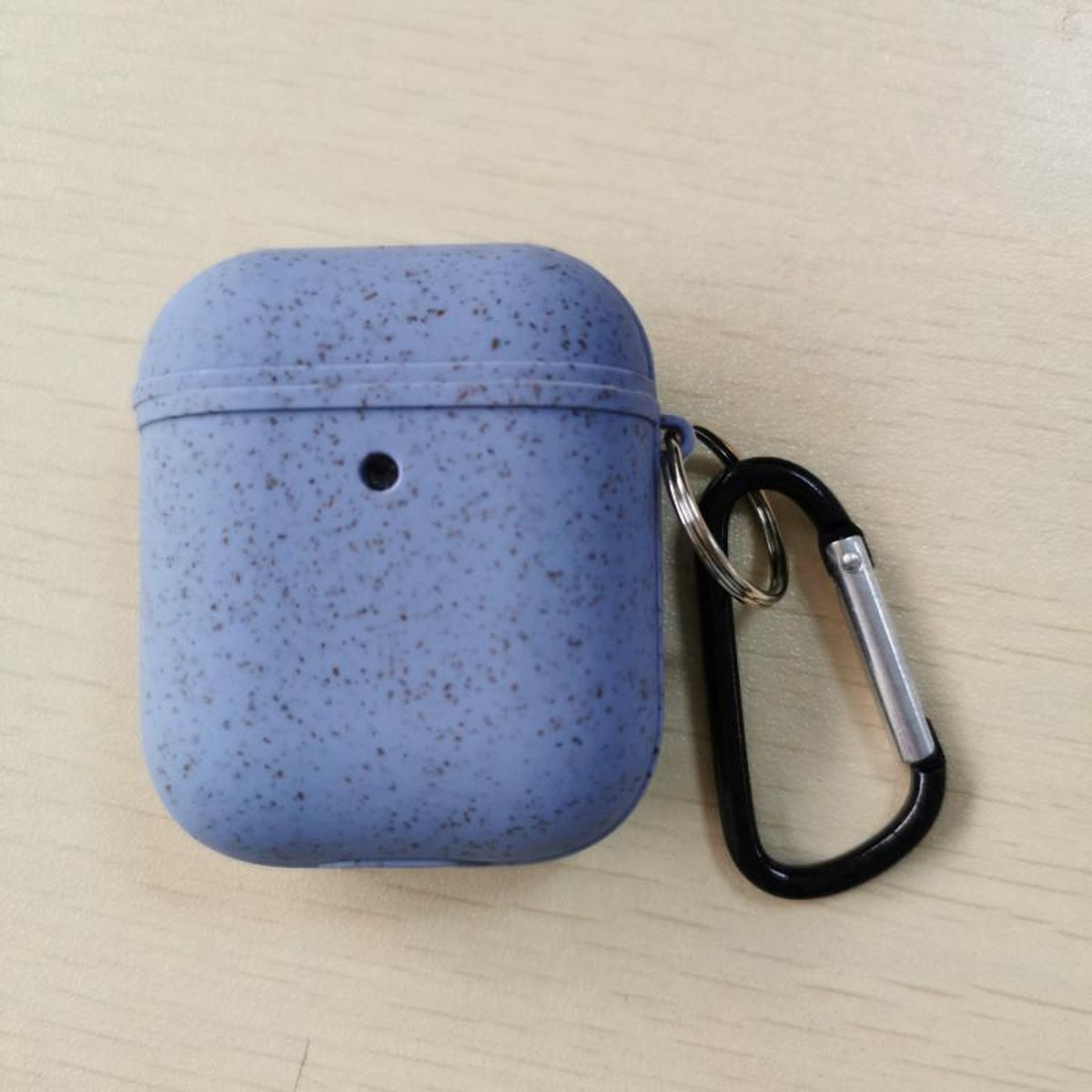 Airpod Hoesje | Milieuvriendelijk | Biologisch Afbreekbaar | Tarwevezel Bamboe Bamboevezel | Duurzaam | Blauw