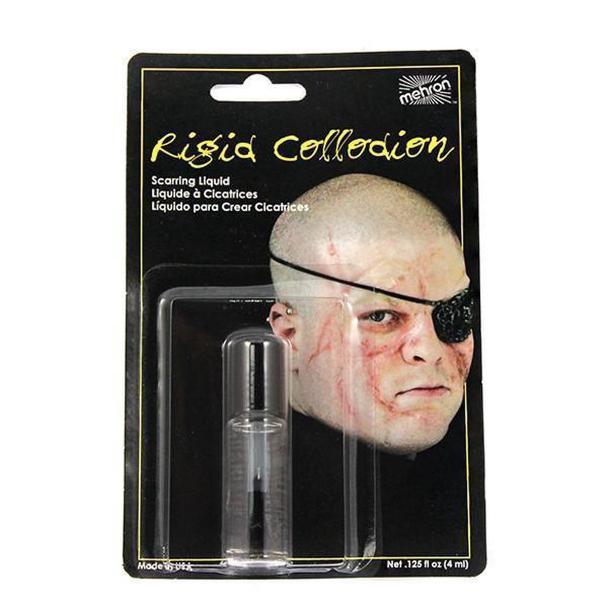 Mehron Rigid Collodion | Litteken Vloeistof met penseel – 4 ml
