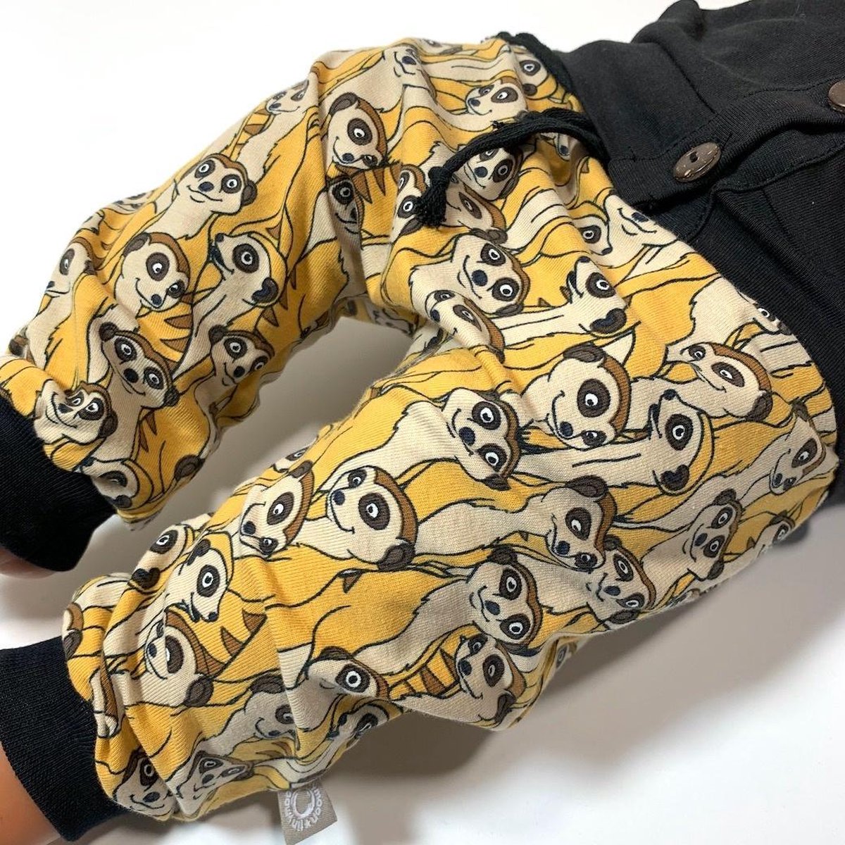tinymoon Jongens Broek – model harem – Suricata Suricatta – Vintage Oker – Maat 50/56
