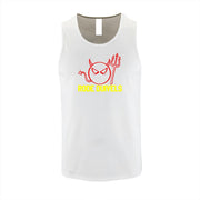 Belgie EK Witte Tanktop sportshirt met Rood / Geel “ Rode Duivels “ Print Size XXXL