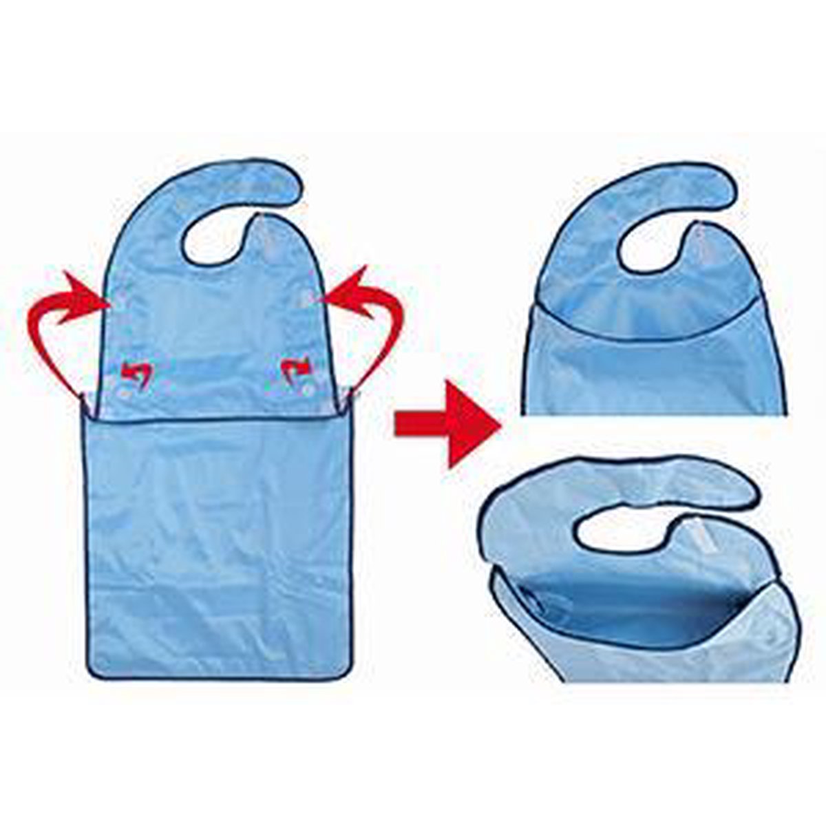 Waterproof slabbetje/ kledingbeschermer/schort voor volwassenen - ObboMed MG-1600