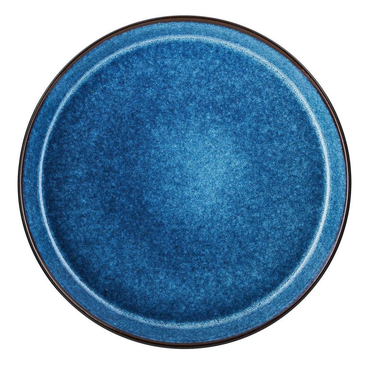Bitz - Plate dia 27cm Black/Darkblue