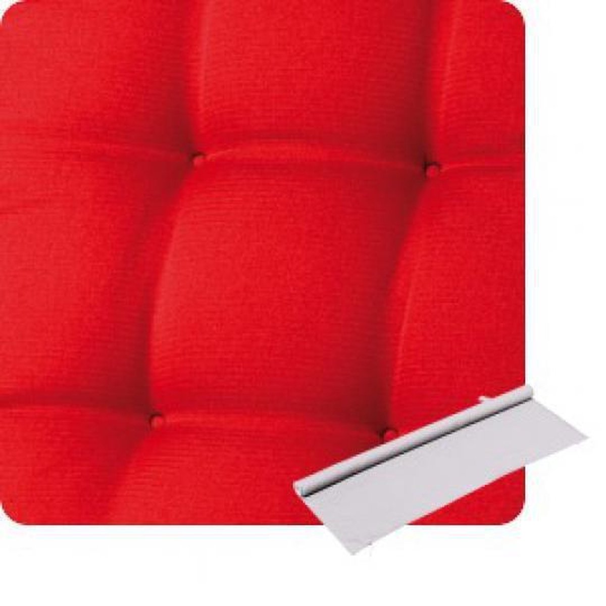 Tafelkleed loper 60 X 240 Structure Red