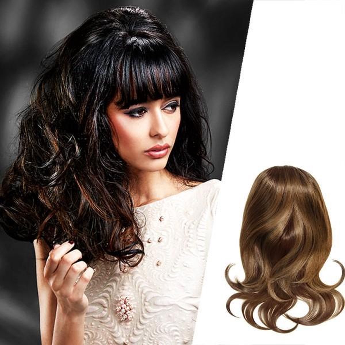 Balmain Half Wig 45 cm.  Memory®hair