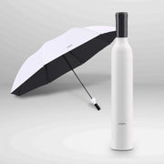 MikaMax Kleine Paraplu - Wijnfles Design - Parapluhouder - Opvouwbaar