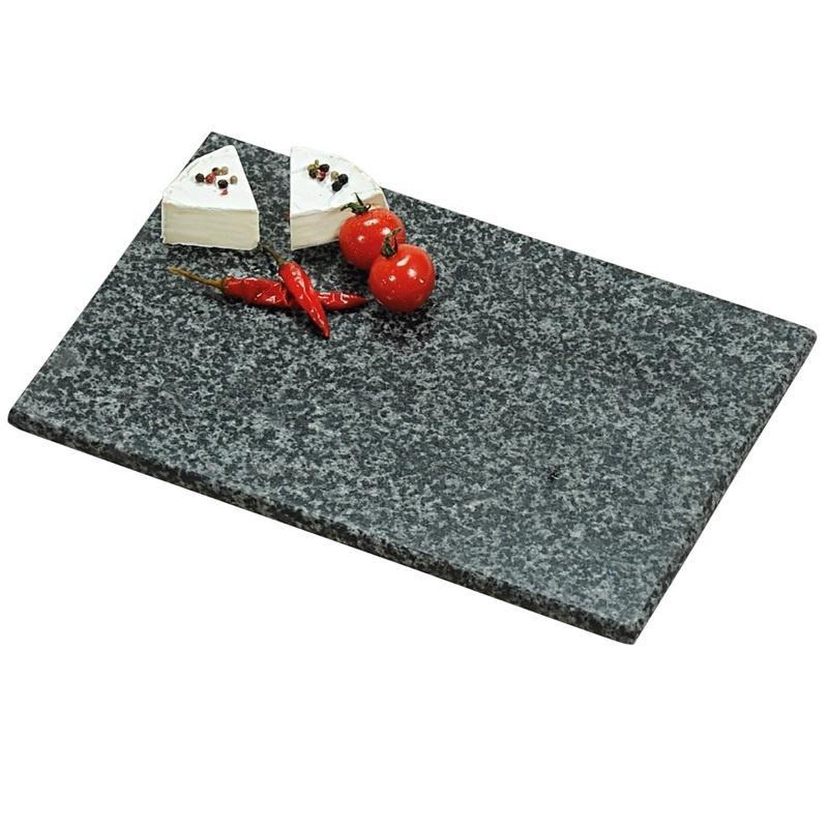 Granieten Snijplank | Solide Stenen Snijplank | Snij plank van Steen | Materiaal: Graniet |  Afm. 30 x 20 x 1