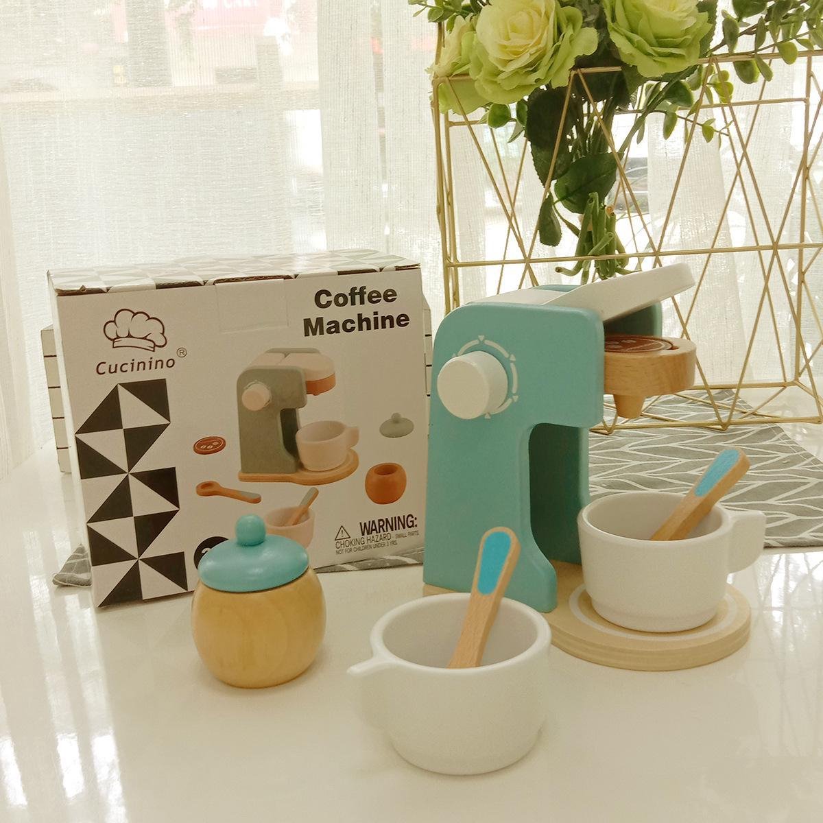 Houten Koffiezetapparaat Rollenspel Speelgoed Keuken Accessoires