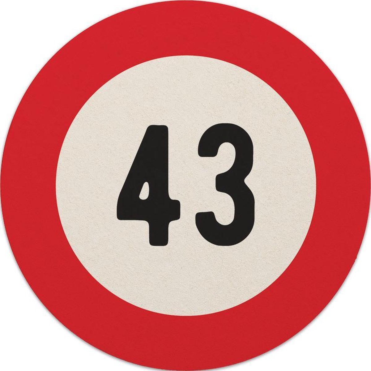 Bierviltjes 43 jaar | Bierviltjes 20 stuks | Bierviltjes verjaardag| Bierviltjes gefeliciteerd