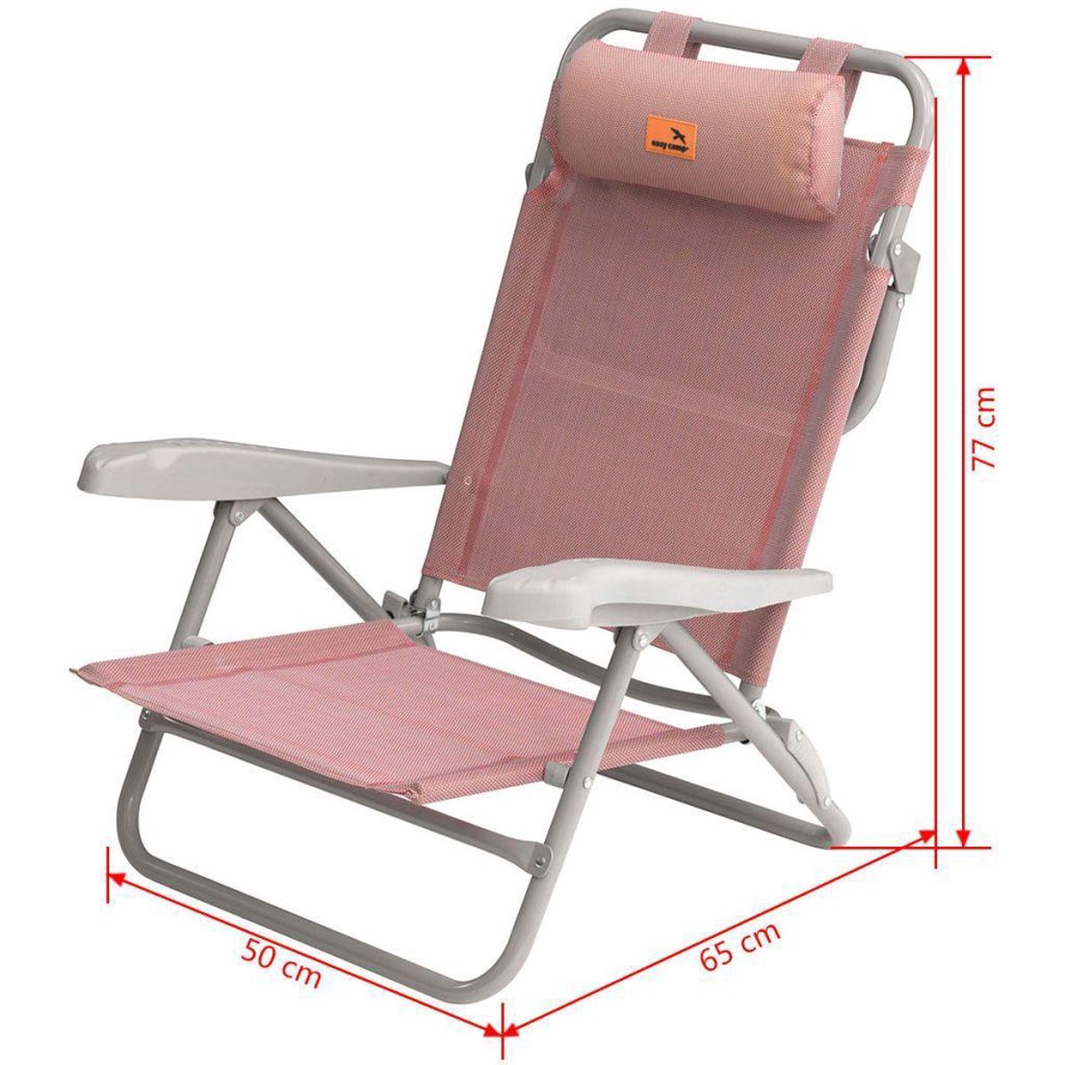 Easy Camp Strandstoel - Coral Red