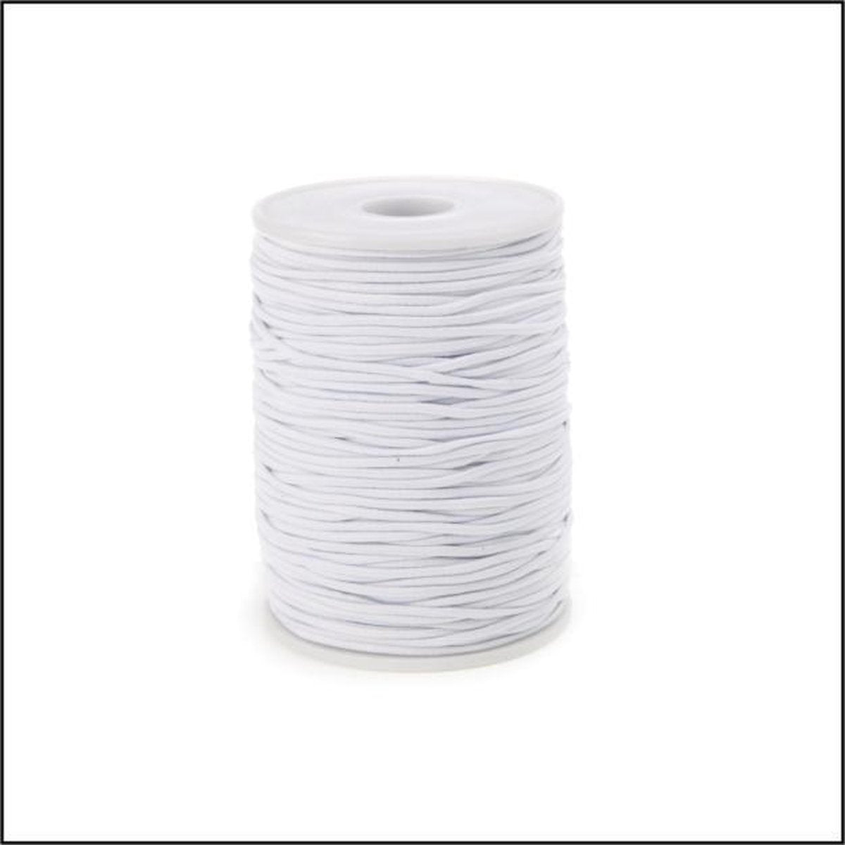 Vivant Elastisch koord rond  wit 2mm - 100mt