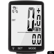 Fietscomputer draadloos waterdicht - Kilometerteller fiets - Fietscomputer GPS - Fietsnavigatie Zwart - Nintai®