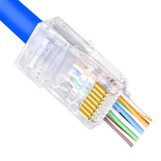 RJ45 Stekkers met doorsteek - 10 stuks