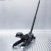 Datona® Aluminium autokrik 2 ton + assteunen 3 ton - Mat Zwart