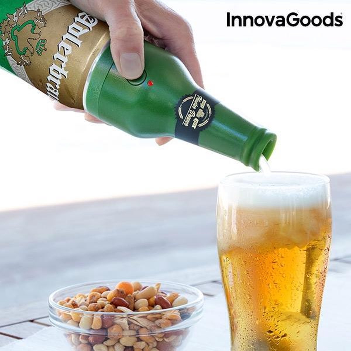 InnovaGoods Ultrasonische Bierschuimer voor Blikjes