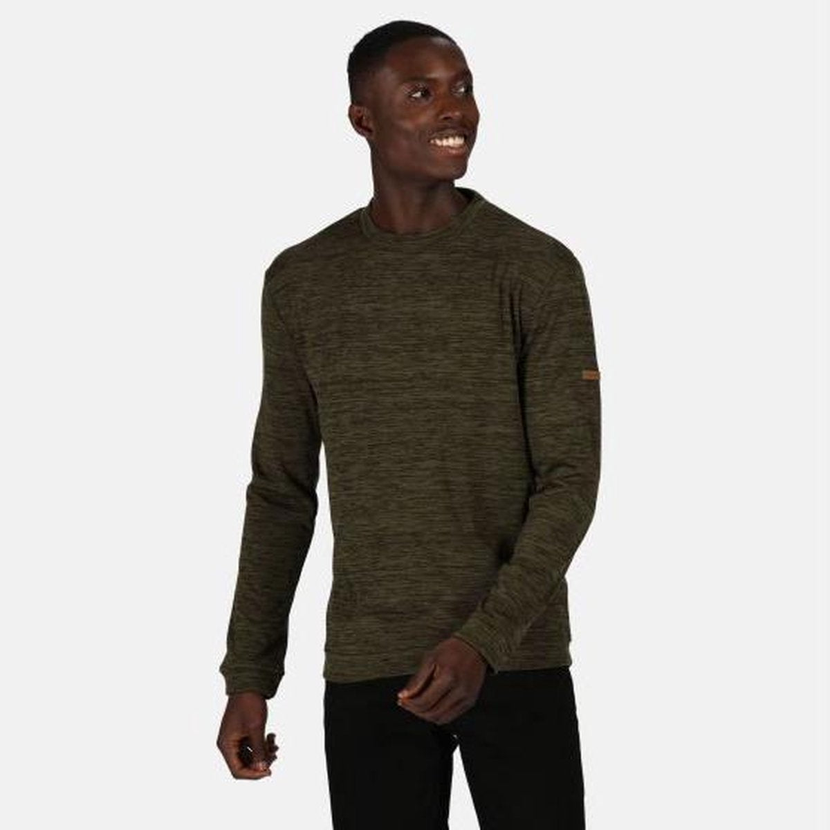 Leith Lichtgewichte Sweatshirt met ronde hals van Regatta voor Heren