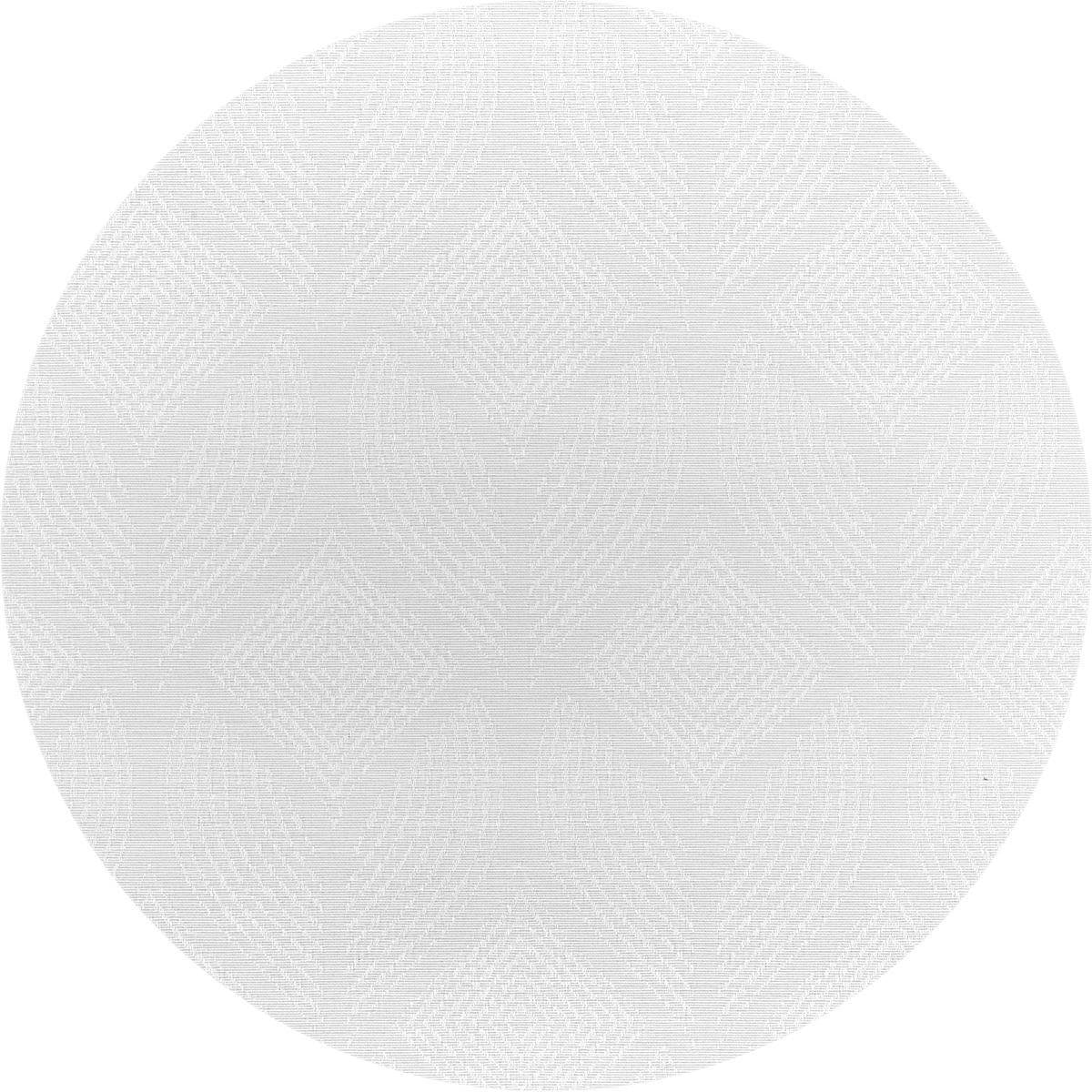 MixMamas Rond Tafelkleed Gecoat Jacquard - Ø 160 cm - Ogee - Wit