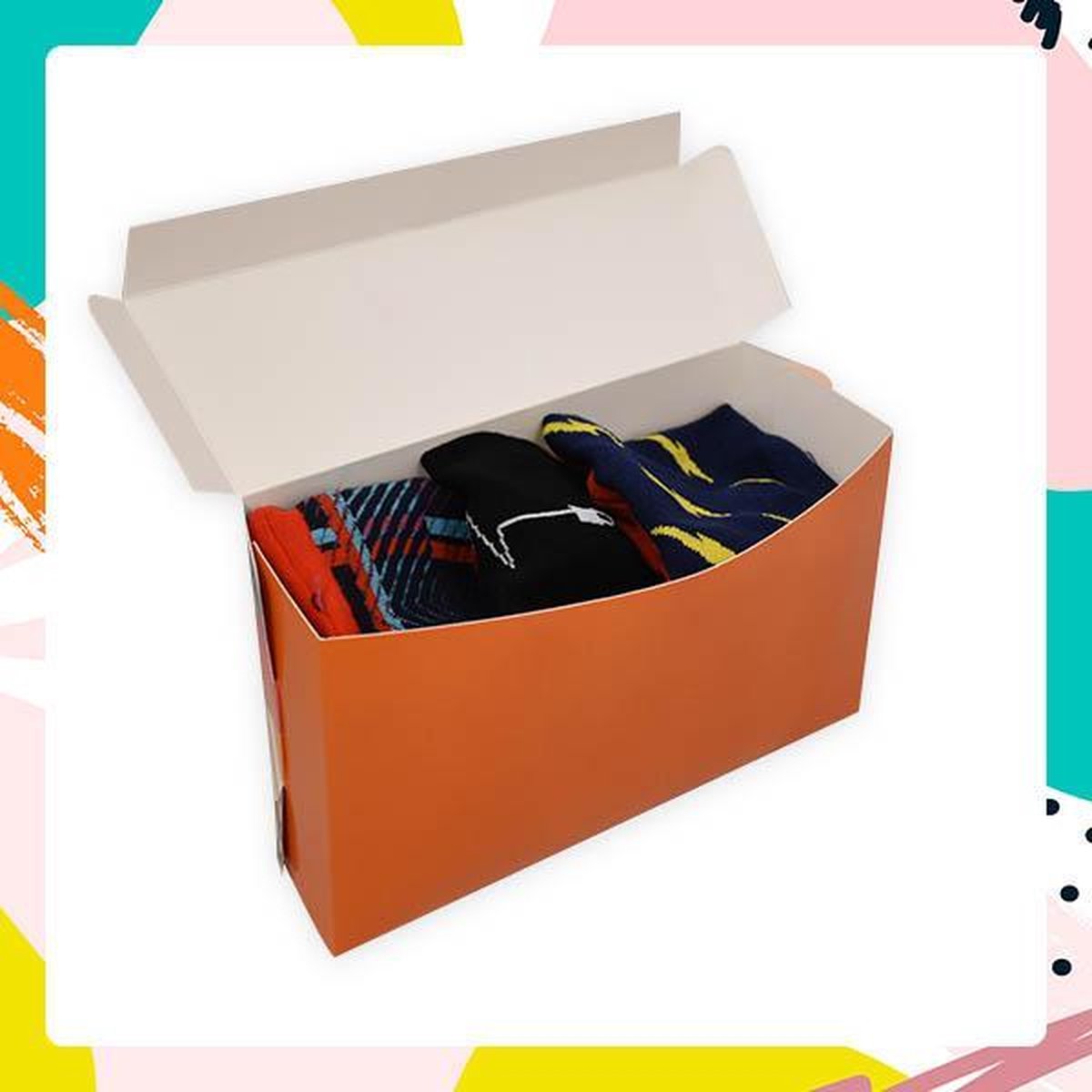 Sneakersokken heren | Sneakersokken dames | Giftbox enkelsokken Electric