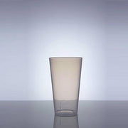Bier en fris glas Trance 200 ml PP transparant mat set 8 stuks